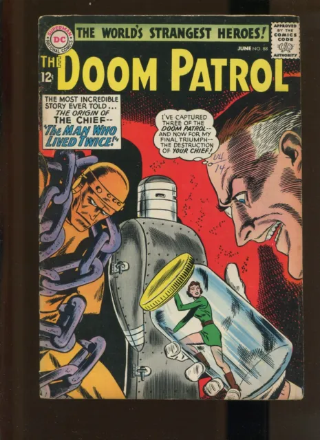 The Doom Patrol #88 (4.5) Key Origin Issue The Chief 1965!!!