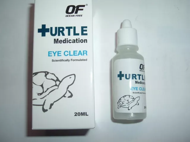 Ocean Free Eye Transparent Médicaments pour Tortue/Tortue/Terrapène