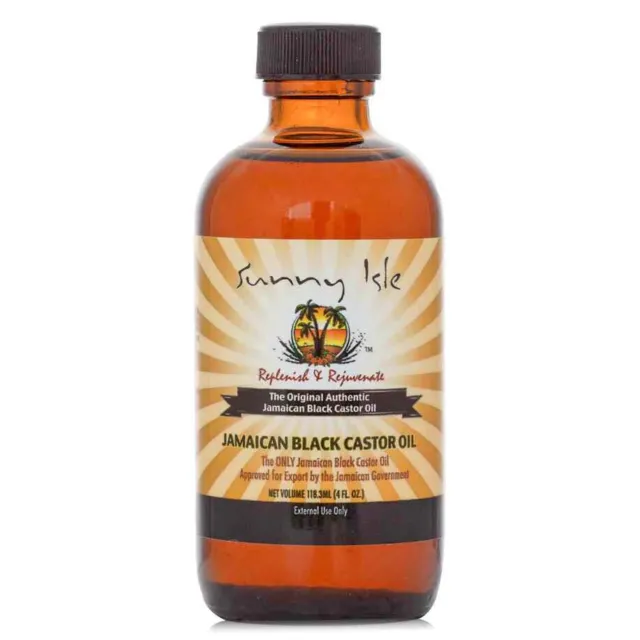 (7,62€/100ml) Sunny Isle Jamaican Black Castor Oil 4oz 118ml Rizinusöl