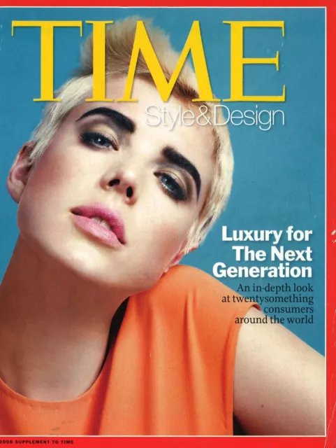 TIME Style & Design Magazine Spring 2008 Supplement Agyness Deyn cover