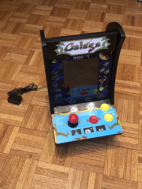 Arcade1Up 40th Anniversary GALAGA Counter-Cade Arcade Video Game Machine - EXC!