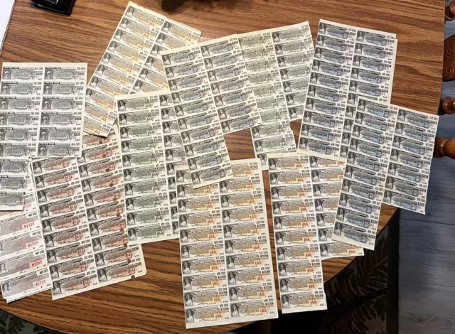 LARGE LOT OF NEW YORK CENTRAL RAILROAD COMPANY BOND COUPONS 1970's-90's