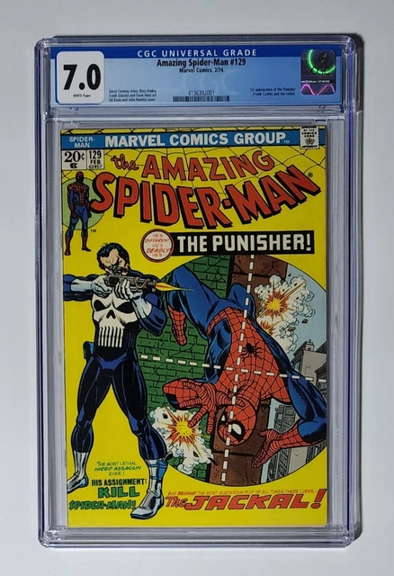 Amazing Spider-Man #129 CGC 7.0 Marvel 1974 1st Appearance of the Punisher