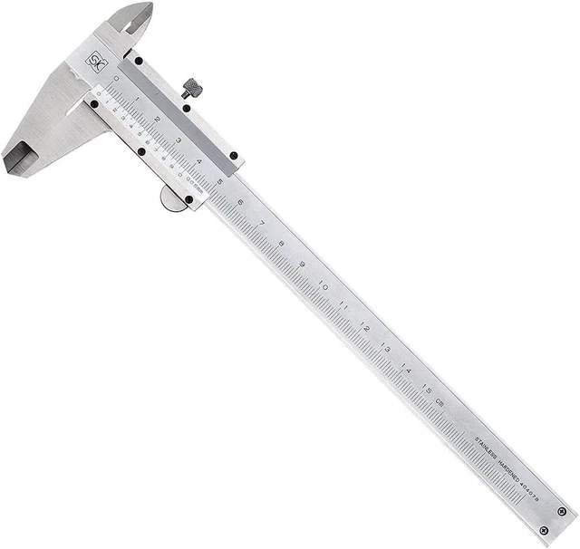 Niigata Seiki SK silver M type vernier caliper 150mm SK-M150 with depth bar