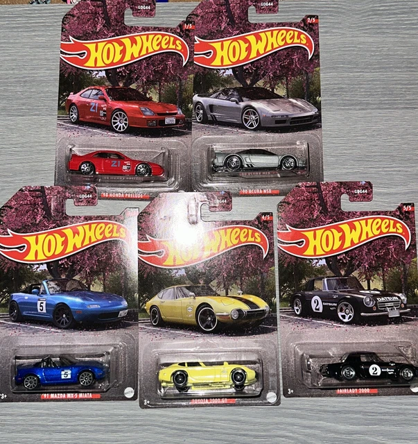 HOT WHEELS 2023 Jdm Set Of 5 Walmart Exclusive Nsx Prelude Fairlady Miata Sg New 17.50 PicClick
