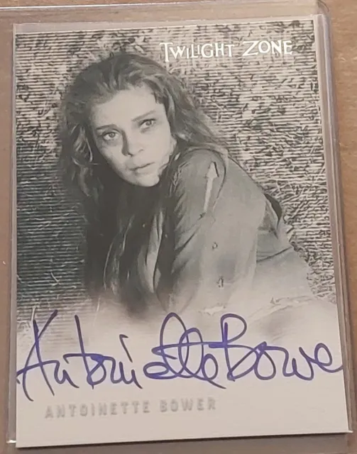 1999 Twilight Zone Series 1 Pemiere Edition Antoinette Bower A11 autograph card