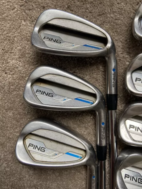 Ping I-Serie E1 Eisen 4-PW blauer Punkt Projekt X 6.0 steif 3