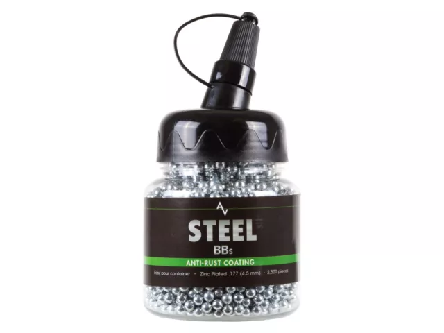 Air Venturi Steel BBS.177 Cal, 5.1 Grains, Zinc-Plated, 2,500ct