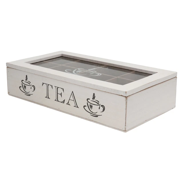 Caja de almacenamiento de escritorio maquillaje organizador caja gris señorita