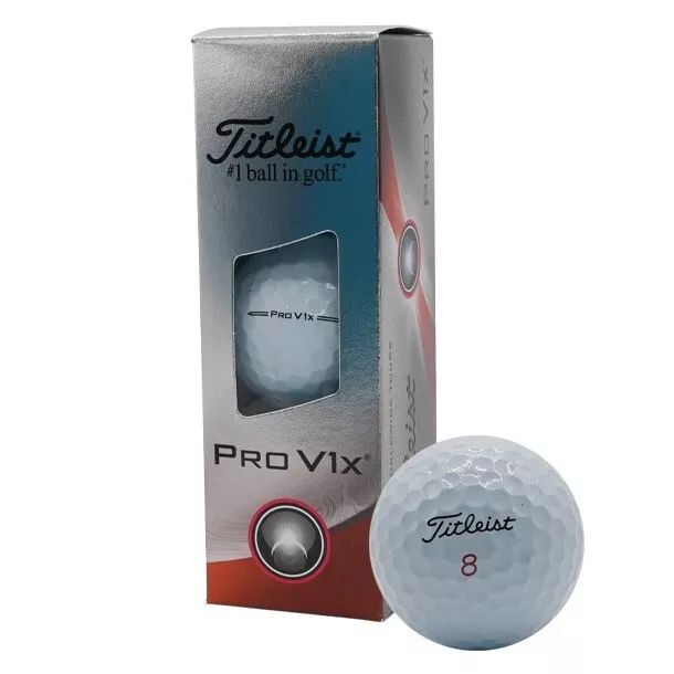White Golf Balls Personalised - Pick from Premium brands, Add Text or Logos