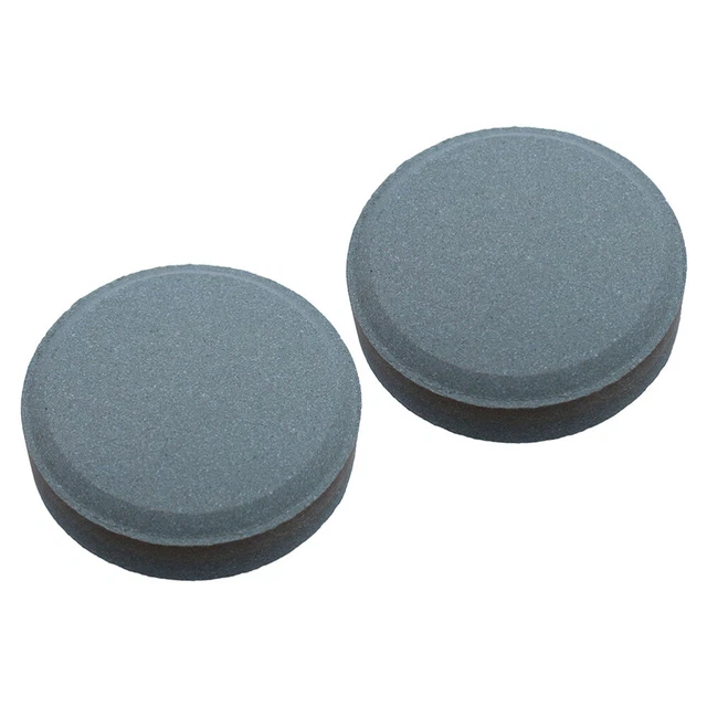 2 piezas piedra de afilar doble redonda cocina hogar portátil exterior-S