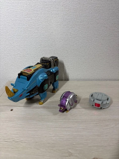 BANDAI MEGAZORD POWER Rangers Wild Force Sentai DX Gaoranger GaoRhinos ...