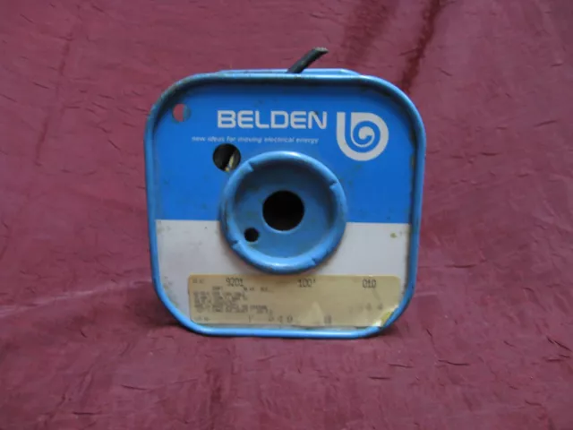 75-100 ft Belden 9201 20 AWG 3.4M BLK RG-58/U COAX 78% Coverage Braided Shield