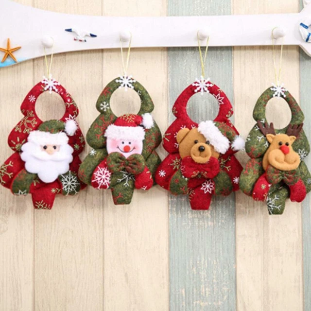 Weihnachten Weihnachtsmann Schneemann Ornament Weihnachten Baum hängende Party Dekor T