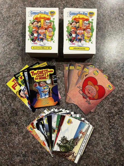 2015 30th Anniversary Garbage Pail Kids Complete 220 Card Base Set With Extras