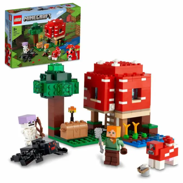 LEGO Minecraft La maison champignon 272 pcs. jeu de construction blocs de con...