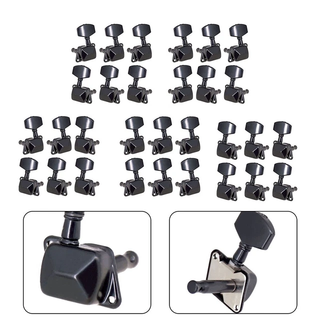 6 Stücke Gitarre Tuning Pegs Ersatz Teile für Akustik und Elektro Gitarren