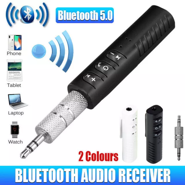 Wireless Bluetooth 3.5mm AUX Audio Music Receiver Stereo Home Car Adapter AU