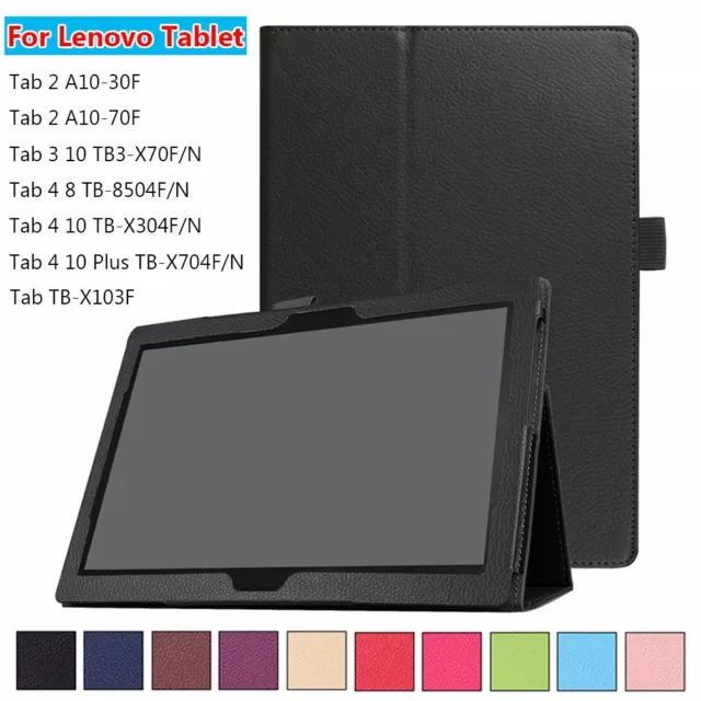 affaire intelligent comprimé couvrir le cuir For Lenovo Tab 3 4 8.0" 10.1"