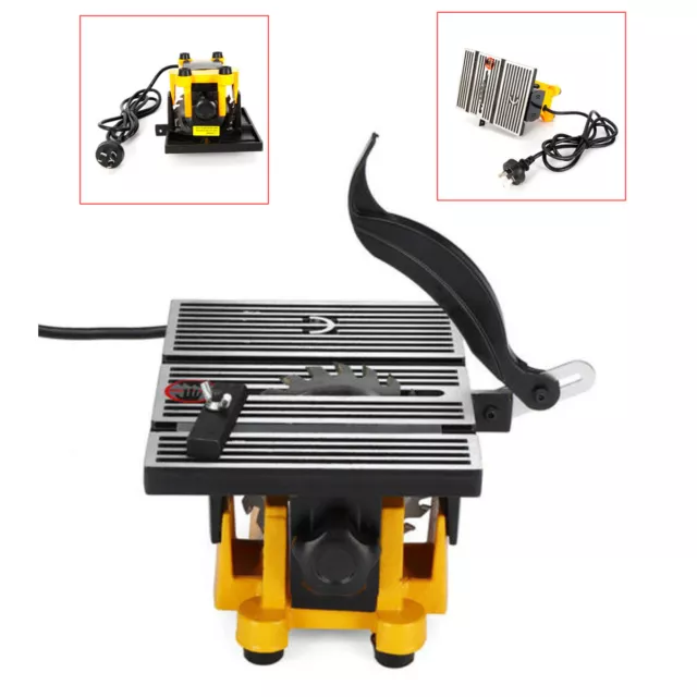 Mini Table Saw Cutter Wood Glass Sawing Machine Woodworking Cutting Tool Home
