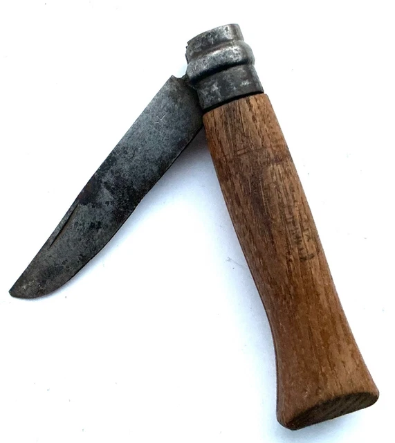 Ancien Couteau De Poche Opinel N 7 Et 8 La Main Couronnée Lot X2 Ancien Couteau De Poche Opinel N 7 Et 8 La Main Couronnée Lot X2