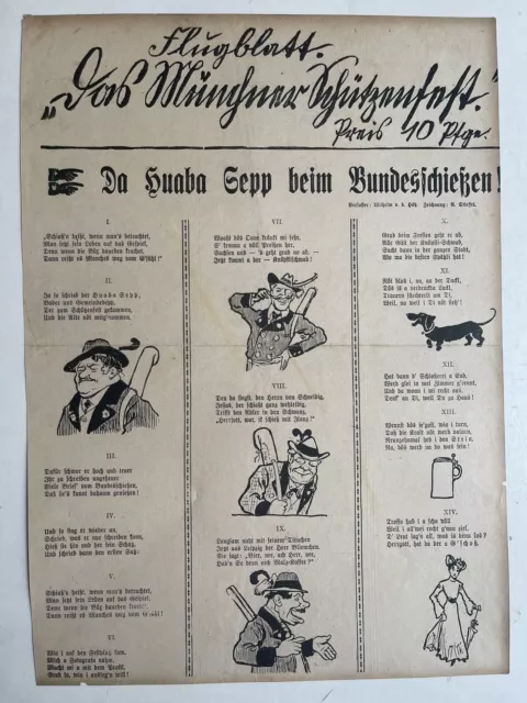 Simplicissimus, Flugblätter, Ludwig Thoma, Thomas Theodor Heine, Karikatur