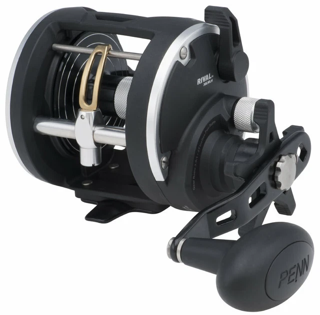 Moulinet Penn Captiva II 8000 – 10 Roulements Inox, Anti-retour, Bobine Alu Anodisé – Capacité 338 M / 6,8 Kg