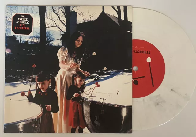 White Stripes  My Doorbell Limited Edition 2-track Marbled White 7" Vinyl Rare