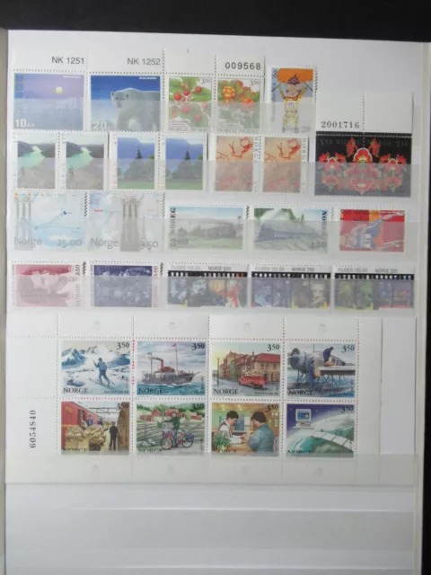 Norvegia Norge 1996 Annata Completa Nuova ** Mnh Val. Cat. € 64,00