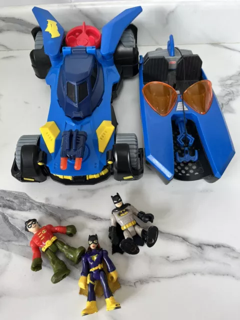 Batman Boat And Car Imaginext Robin And Batgirl