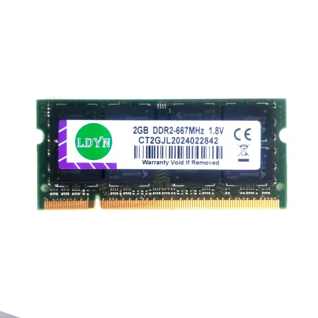 2GB 1GB RAM SODIMM Laptop Notebook Memory DDR2 1.8v PC2-5300 (667Mhz) 200pin