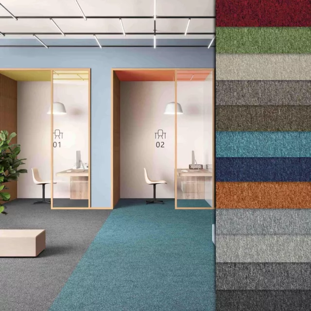 Alfombra comercial retardante de llama Medusa duradera 50x50 cm (6,89£/1 unidad)