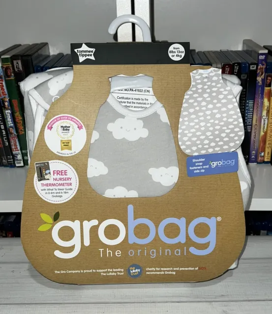 The Original GroBag 0 6 Months 2.5 Tommee Tippee Cloud Print Sleeping Bag Sack