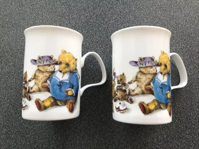 Roy Kirkham Teddy Bears Mug Fine Bone China Designed by Helen Buckley X 2.