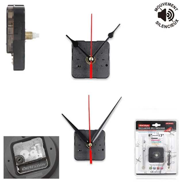 Kit Meccanismo Orologio Da Parete Al Quarzo - Lancette Ore E Minuti, Per Fai Da Te - Foto 9