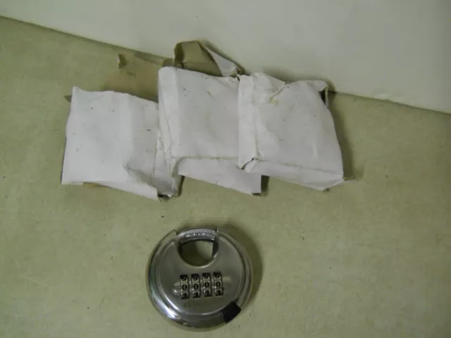 x3 Cincinno 4 Digit Combination Locks Hardened Steel Padlock
