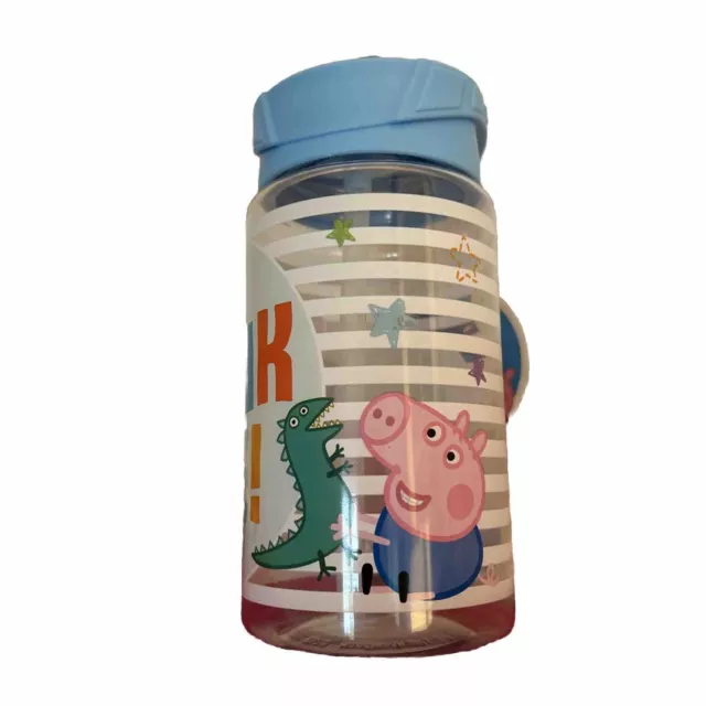 George Pig & Rebecca Plastic Drinks Bottle ~ Holds 420 Ls