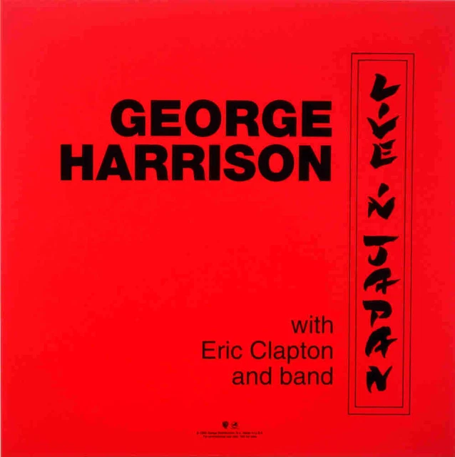 ERIC CLAPTON HARRISON "Live In Japan" New Original 1992 US