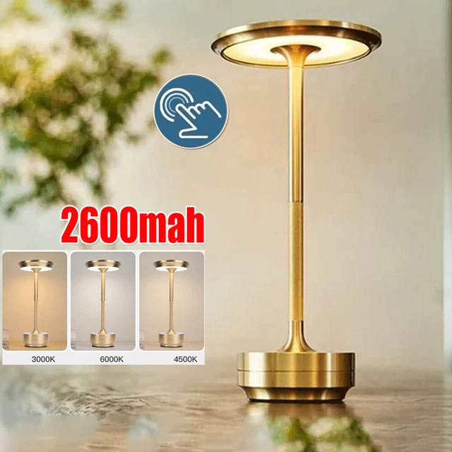 RETRO LED DESK Lamp Bar Restaurant Table Lamps Touch Lamp Ambient Night ...