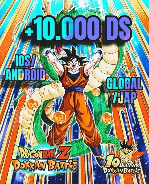 Compte Dokkan Battle Global – 27 LR, 800+ DS, 77 Tickets 7e Anniversaire