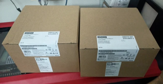 1x SIEMENS 6GK5206-2BS00-2AC2 SCALANCE XC206-2SFP MANAGEABLE LAYER 2 IE SWITCH