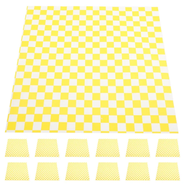 50 Sheets Food Wrapping Greaseproof Liners Sandwich Paper French Fries Food