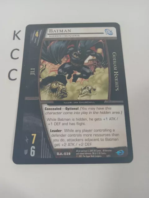 VS. System TCG DC DJL-039 Batman Hidden Crusader