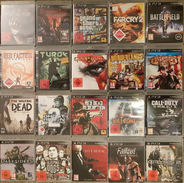 Playstation 3 Auswahl Spiele USK 18 - Horror Shooter und Kampfspiele für PS3