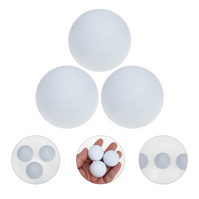 3 Pcs Mini Balls Foosball Replacement Football Table Child Soccer Toy