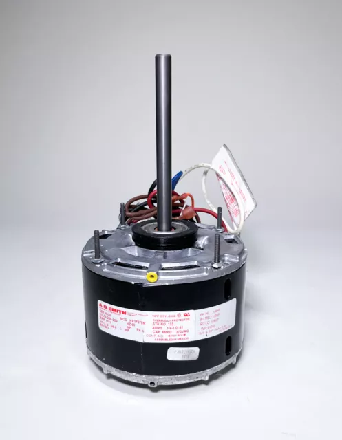 A.O. Smith HE3F378N Heater Blower Motor D133 1/4, 1/6, 1/8 HP 3-Speed 1075 RPM