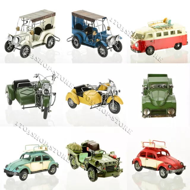 VINTAGE TRUCK BEETLE Bug Classic Car Bus Jeep Motorcycle Home Decor