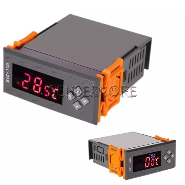 12V/24V/110V/220V STC-100/1000 Digital Temperature Controller Thermostat w/NTC