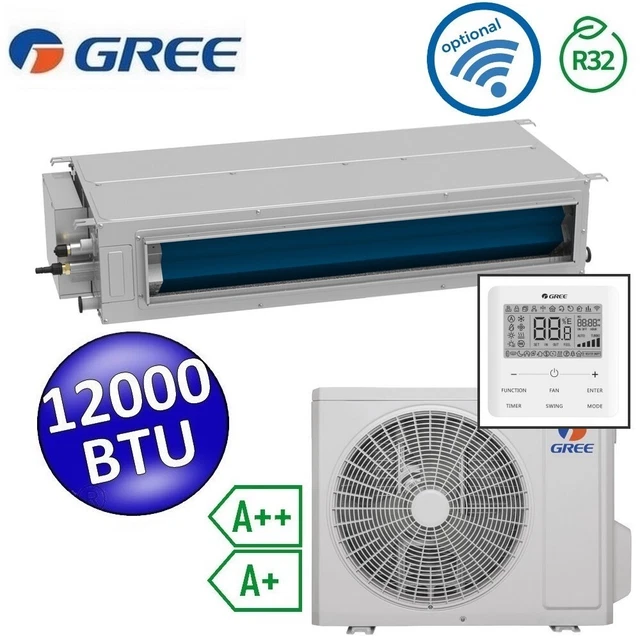 Console murale GREE 12000 BTU pour application multiple - R32