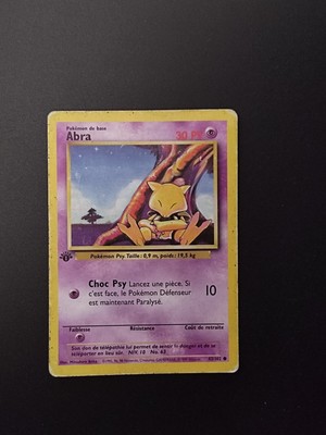 Abra 43/102 edition 1 Set de Base Wizards/Carte Pokémon/FR/Français#1